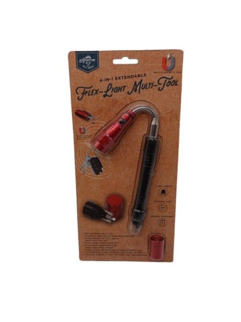 NEW Samsonico 4-in-1 Extendable Flex-Light Multi-Tool Fathers day Gift Camping